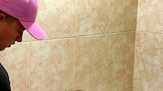 horny colombian students sneak bathroom sex with big asses blowjobs