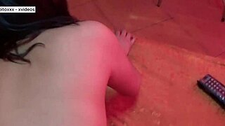 quick fuck with hot skinny girl in see-through hostel room!
