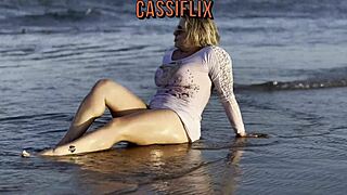 that huge black cock fucked my ass so deep on the beach