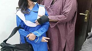 Stepdaddy Ravages Pakistani Student Girl!