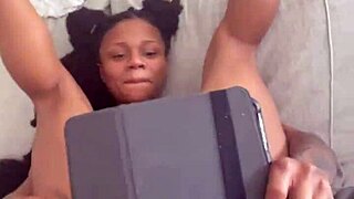 im poundin dat fine redbone ebony pussy bent over