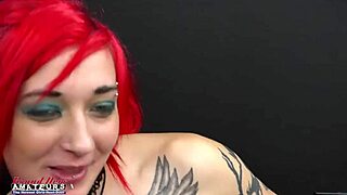 slim tattooed teen jackie deepthroats cock gulps down full cumshot swallow