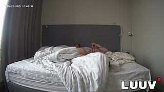 Luuv Kareflore and Abbadon! Spontaneous bedroom fuck on their day off caught raw!