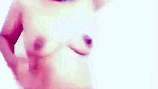 Young Asian with Big Pussy Lips Dances Naked to Solo Orgasm