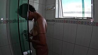 talita lima... uh first time backstage shower blowjob and wet pussy play