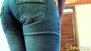 laura blume's naughty hardcore ride... bent over doggy then cowgirl pounding non-stop