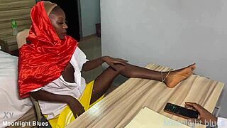 ebony petite student seduces teacher before christmas break