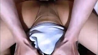 Stepmom teaches stepson hot sex in rainy apartment