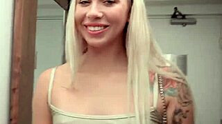 WOW! 20YO CHANEL GREY POPS HANDJOB CHERRY IN TUG CASTING!