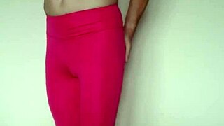 misr4's tight pink leggings close-up workout update jul 20 2025