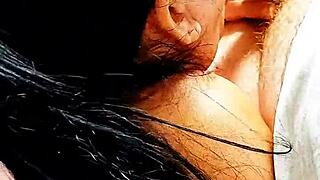 yo check out this step sis giving a sloppy blowjob to help bro relax... damn!