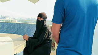 Desi bhabi surrenders to dever's rough rooftop pounding