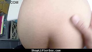 Mall Officer Fucks Reckless Teen Shoplifter Hard