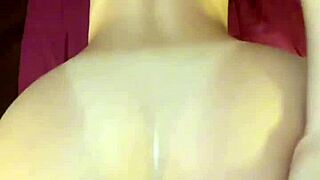 Filling her butthole perfectly in anal doggy