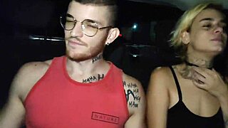 I paid Uber with sloppy deepthroat spit blowjob explosion