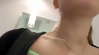 Oh man, I started masturbating in the changing room and couldn't stop with my fat ass and big tits on show...