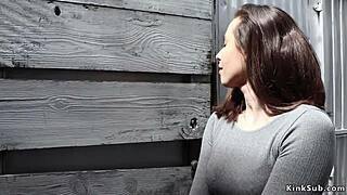 married lesbians fist and strap the bound cleaning lady slave