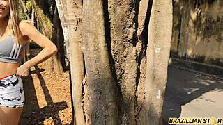 she turned 18 and called her friend to pop her virgin cherry outdoors in the woods