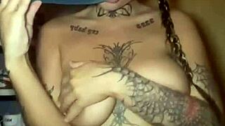 big titty goth chick fingers her wet hole hard till orgasm hits