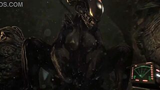 alien monsters ravage big tits and asses in epic hmv blowjob compilation!