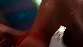 Watch me shove hand deep in cute latina fuck doll's tight outdoor lingerie ass