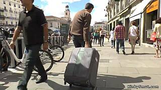i couldn't believe how they paraded that spanish slut bound through public streets for all to see
