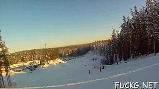 Fucking Naughty Mature Euro Teen's Pink Pussy Hard On Camera
