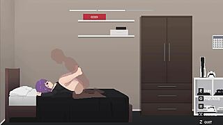 cute reaper sneaks in for secret titty fuck and blowjob play