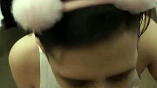 i can't stop teasing this cute brunette teen's wet mouth on my monster cock, nick foxxx style