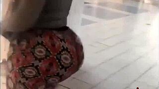 she bends over slowly revealing that massive fat ass begging to be licked silly