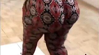 she bends over slowly revealing that massive fat ass begging to be licked silly