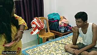 Devar bends horny petite indian bhabhi over for amazing big ass doggystyle hardcore with dirty talk