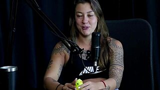 She explained her name, stroked his cock, planned eurotrip, then group fucked with Elisa Sanches in sheer red