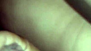 Colombian bride neighbor masturbates big ass dildo then swallows cum