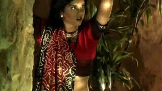 Sensual Oriental Babe Teases Erotic Nude Dance Moves