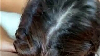 skinny college coed teases then rides fat cock pov homemade