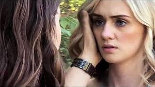 Hey girls, those deep lesbian kisses between young teens are so steamy!