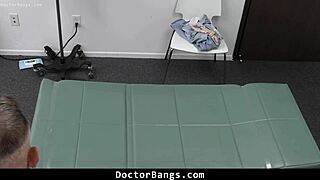 doctor pulls out his monster cock 😏 service it for free treatment? shy teen nurse obeys!!