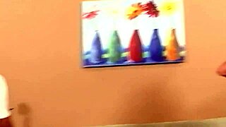 Mommy, does my big cock make your shaved pussy gape on this bed?