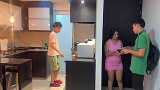 shh my hubby might hear but neighbor fucks my huge latina ass so hard right now