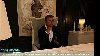 A Wife and Stepmom Fuck the City's Slutty Interracial Whore in Cuckold Game