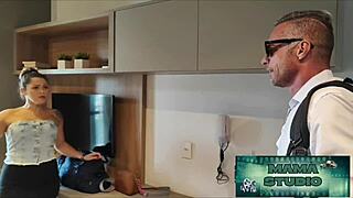 my brother wasn't home at mama studio so i fucked my sister-in-law's tight little ass hard