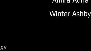 amirah's winter scissoring gets so sensual and steamy