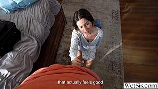 heart racing sharing bed with hot step-sister chanel camryn