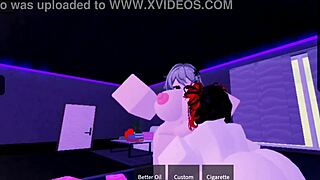 hey dude this futa pounds that schoolgirl's ass hard at home