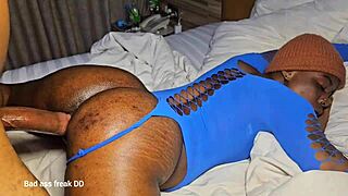 Monster Cock Cums Inside Ebony Mouth Extreme Pleasure