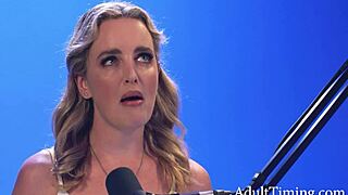 Charlie Forde Blonde Milf Interview Leads To Intense Solo Masturbation Display