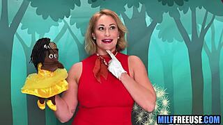 I crave freeusing blonde milf and teen on Sesame Street