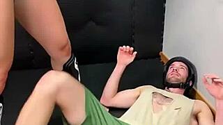 SARAH THE KILLER DOMINATES IN FEMDOM WRESTLING FIGHT!!