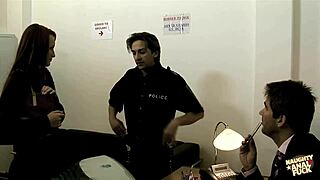 wanna see hung cop and officer dp this erotic czech brunette's ass bent over??